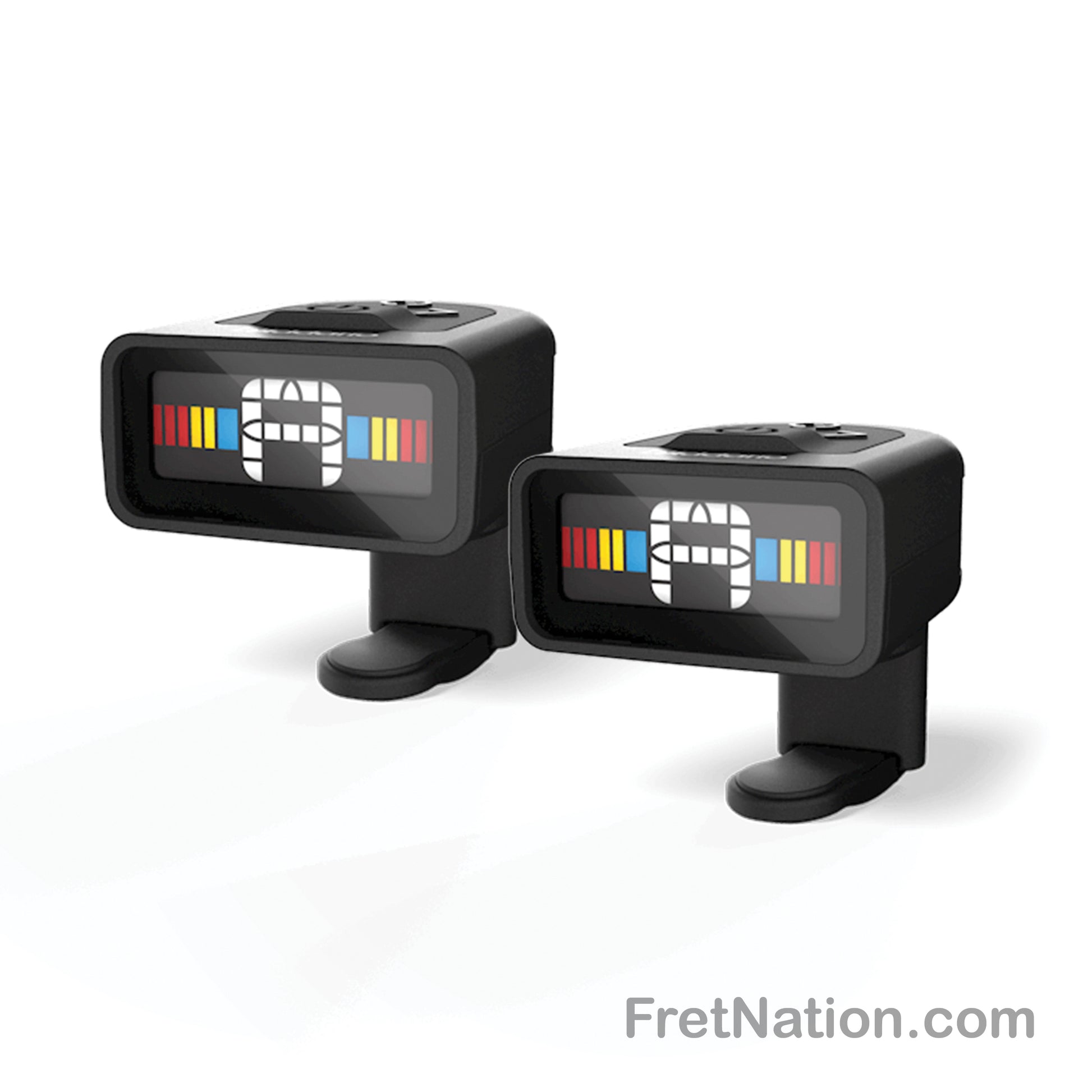 D'Addario D'Addario Micro Headstock Guitar Tuner Twin Pack - PW-CT-12TP Black