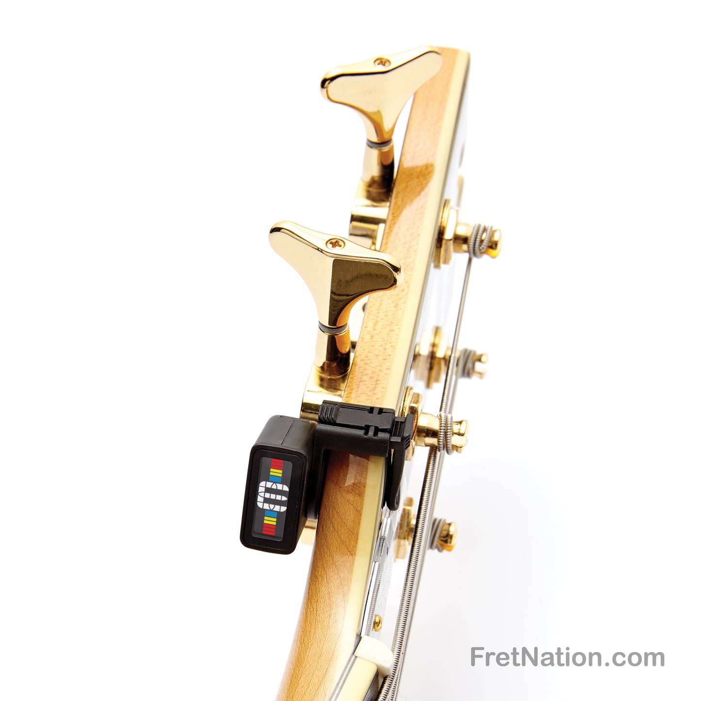 D'Addario D'Addario Micro Headstock Guitar Tuner Twin Pack - PW-CT-12TP Black