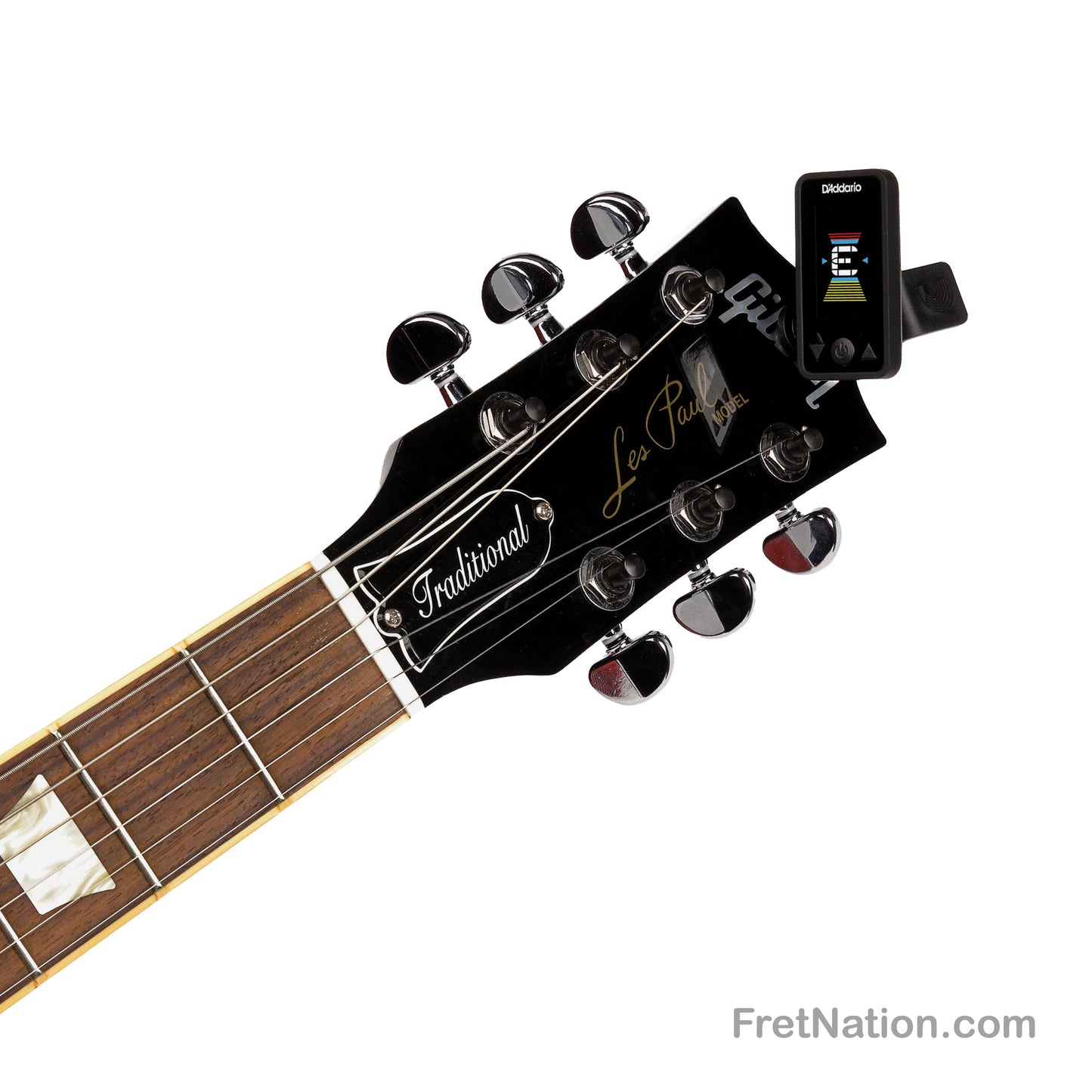 D'Addario D'Addario Eclipse Headstock Clip-On Tuner - PW-CT-17BK Black