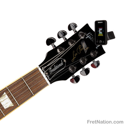 D'Addario D'Addario Eclipse Headstock Clip-On Tuner - PW-CT-17BK Black