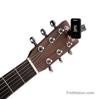 D'Addario D'Addario Eclipse Headstock Clip-On Tuner - PW-CT-17BK Black