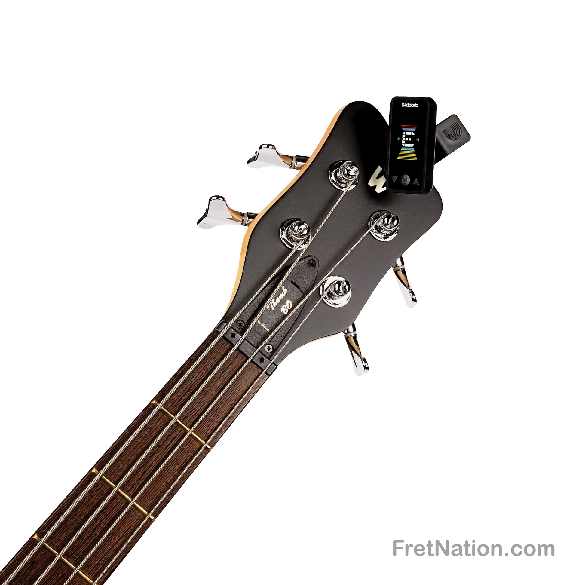 D'Addario D'Addario Eclipse Headstock Clip-On Tuner - PW-CT-17BK Black