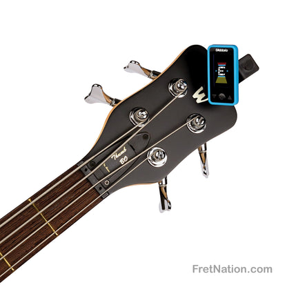 D'Addario D'Addario Eclipse Headstock Clip-On Tuner - PW-CT-17BU Blue