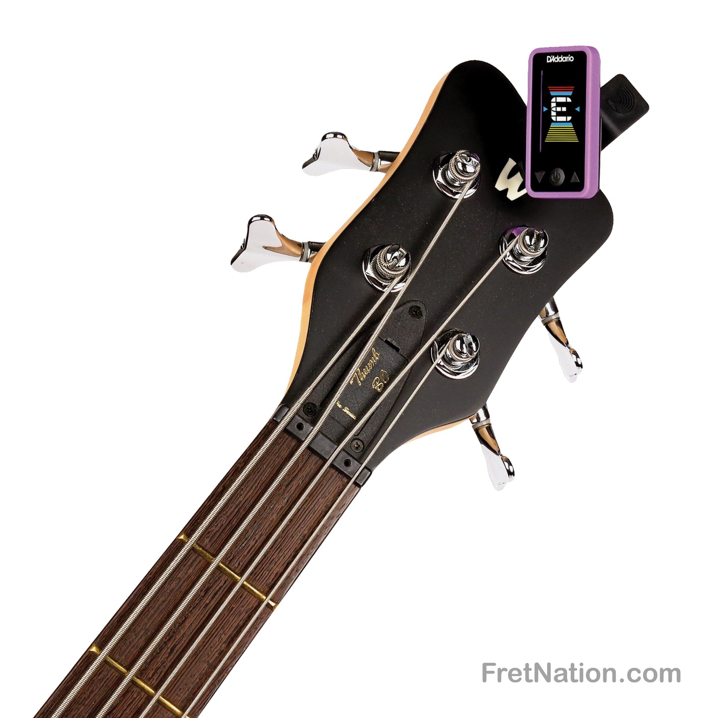D'Addario D'Addario Eclipse Headstock Clip-On Tuner - PW-CT-17PR Purple