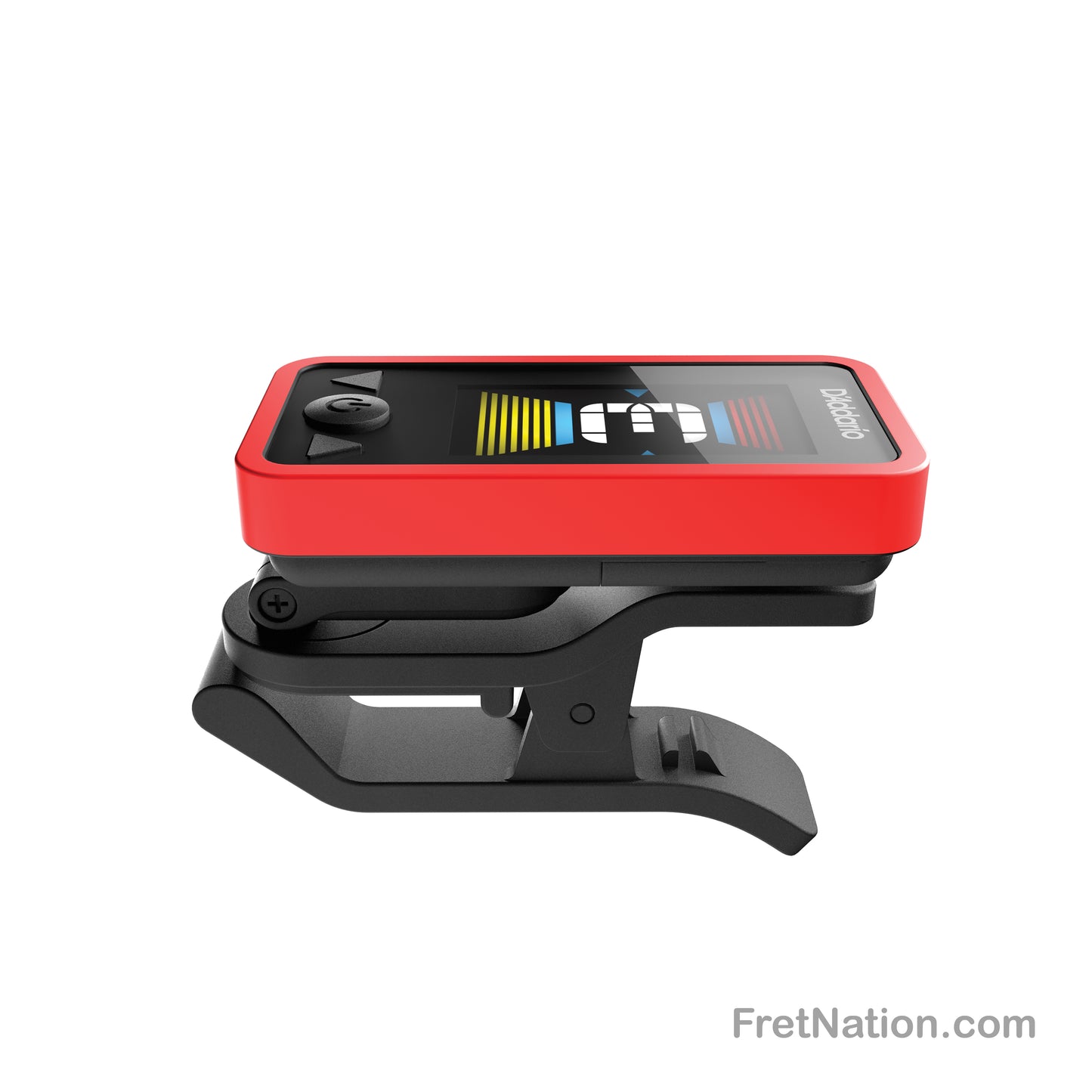D'Addario D'Addario Eclipse Headstock Clip-On Tuner - PW-CT-17RD Red