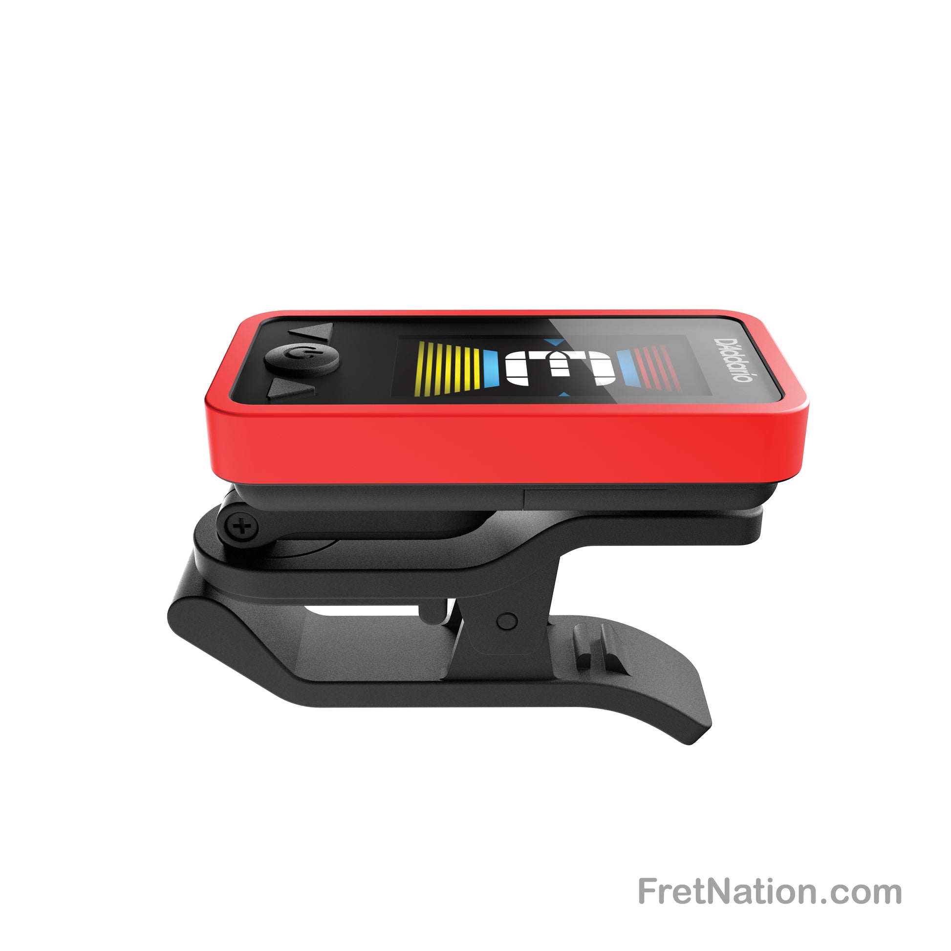 D'Addario D'Addario Eclipse Headstock Clip-On Tuner - PW-CT-17RD Red