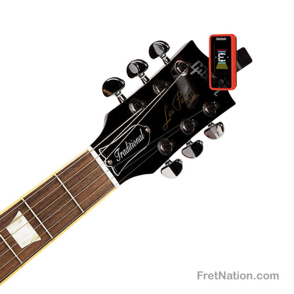 D'Addario D'Addario Eclipse Headstock Clip-On Tuner - PW-CT-17RD Red