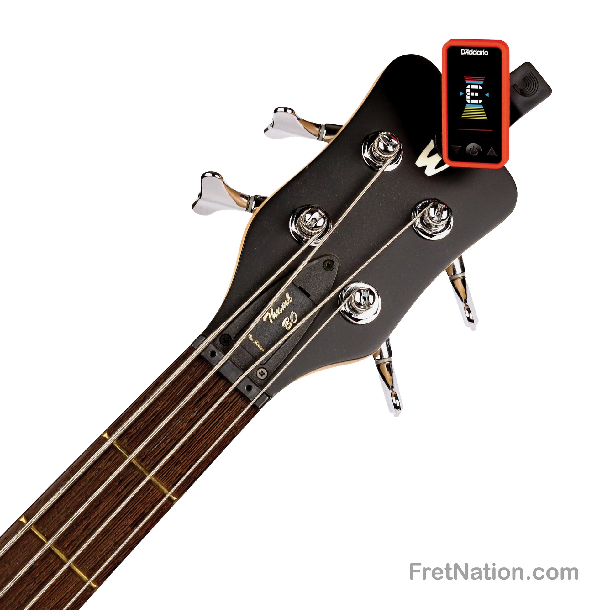 D'Addario D'Addario Eclipse Headstock Clip-On Tuner - PW-CT-17RD Red