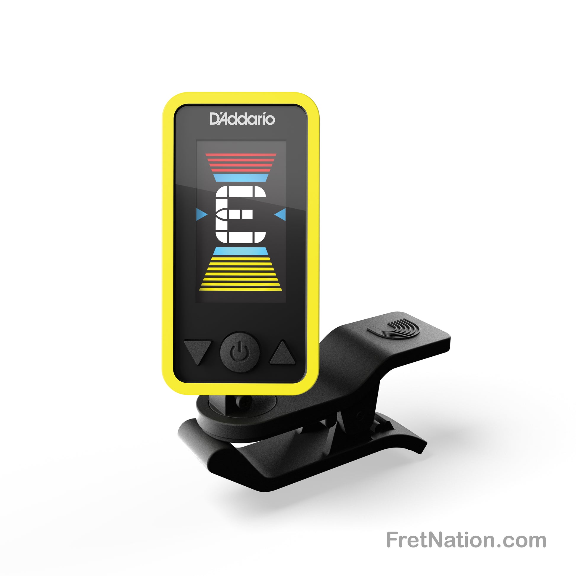 D'Addario D'Addario Eclipse Headstock Clip-On Tuner - PW-CT-17YL Yellow