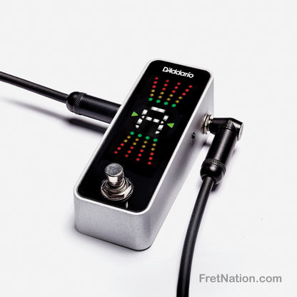 D'Addario D'Addario Chromatic Pedal Tuner - PW-CT-20 Silver