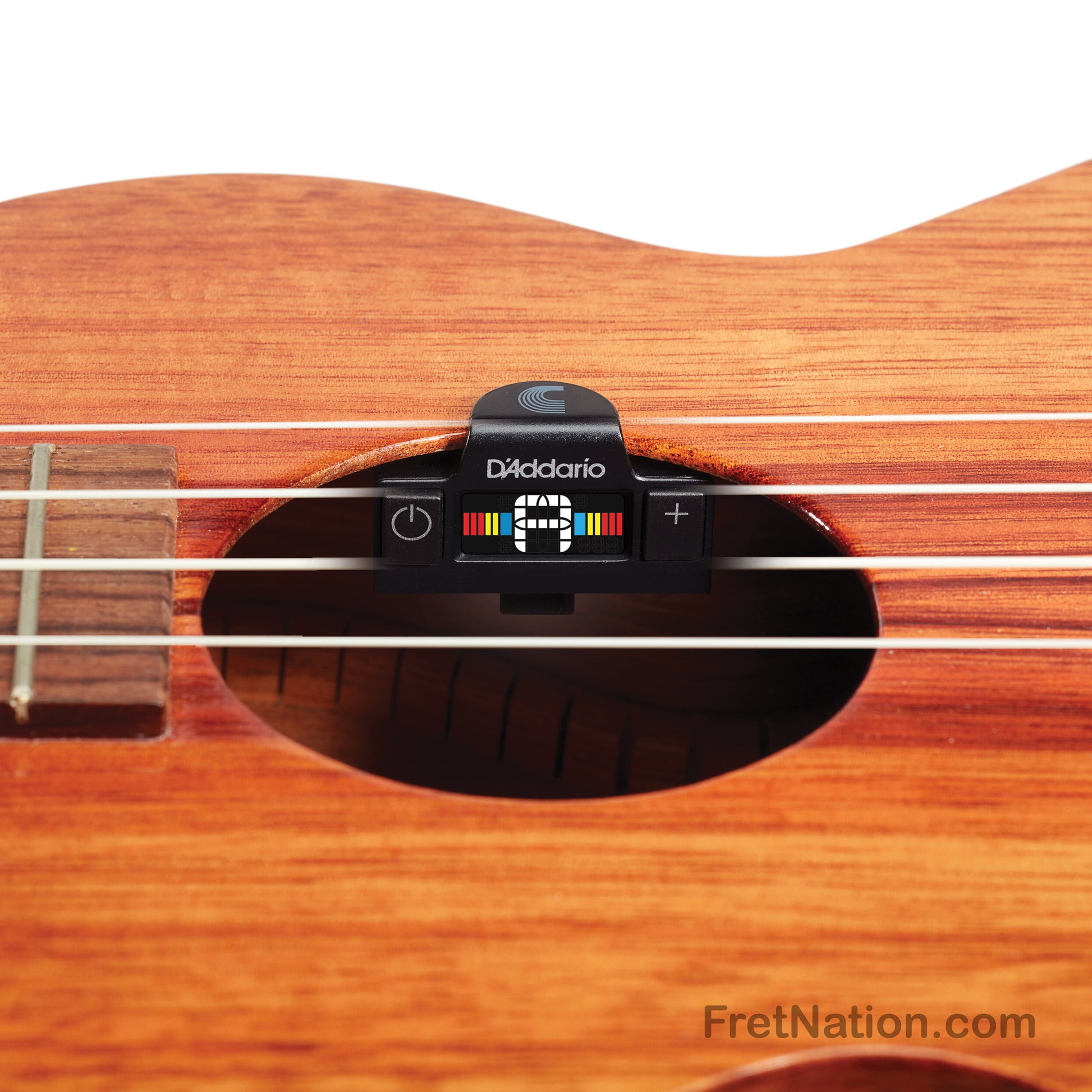 D'Addario D'Addario Ukulele Soundhole Tuner - PW-CT-22 Black