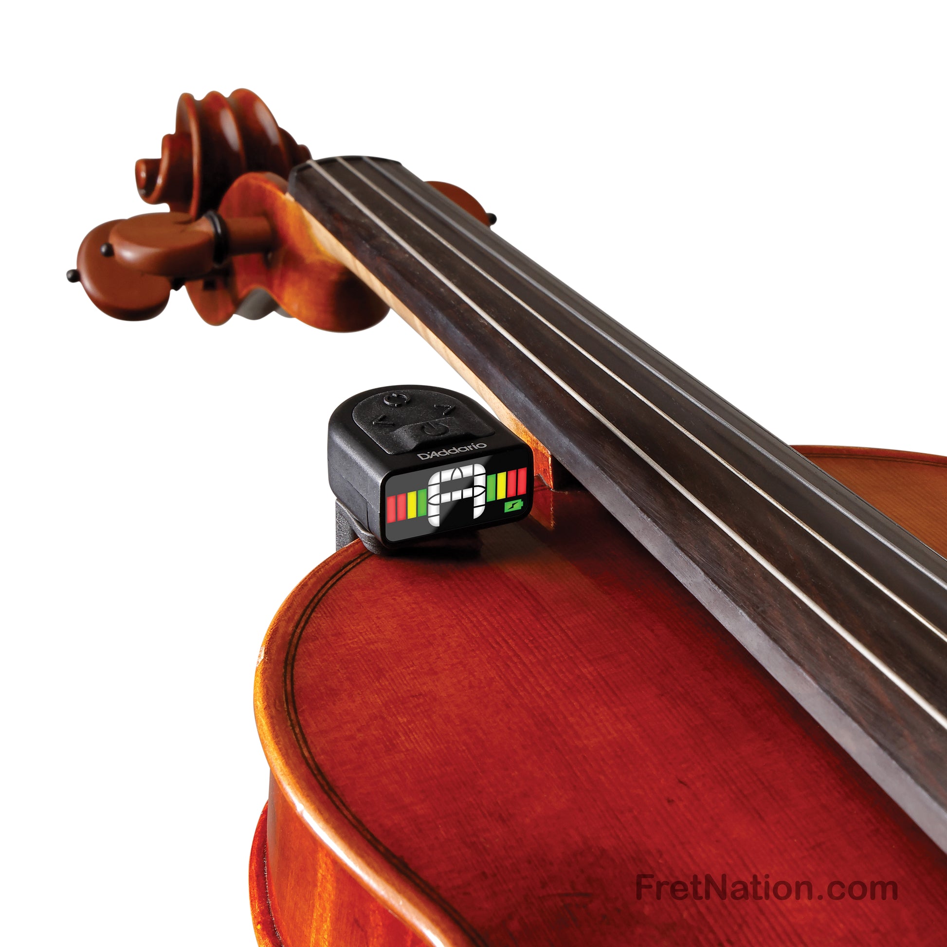 D'Addario D'Addario Micro Rechargeable Violin Tuner - PW-CT-34 Black