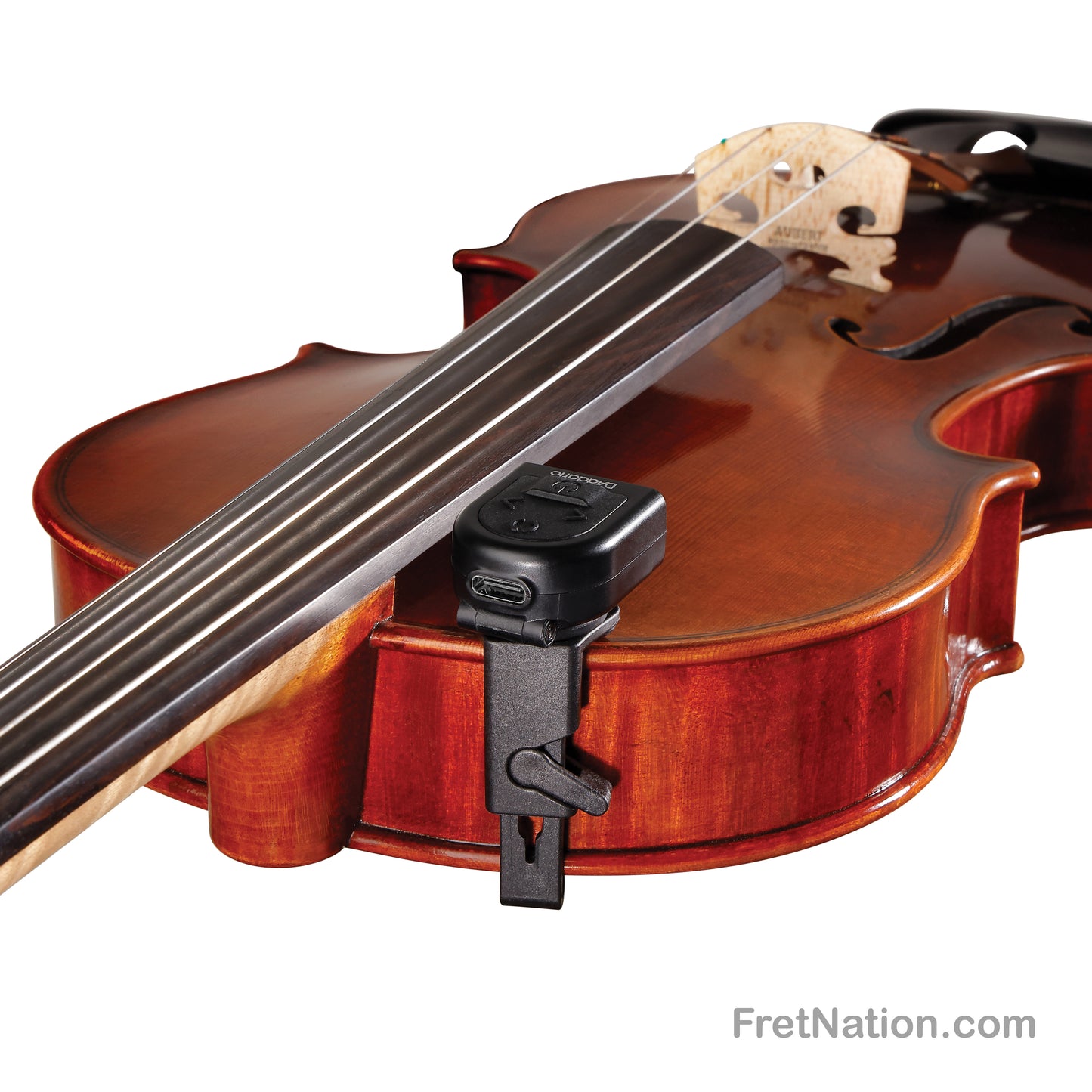 D'Addario D'Addario Micro Rechargeable Violin Tuner - PW-CT-34 Black
