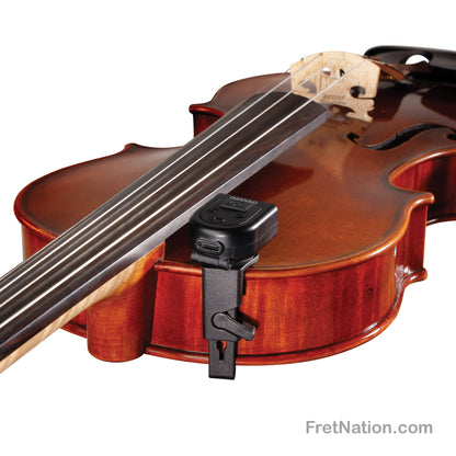 D'Addario D'Addario Micro Rechargeable Violin Tuner - PW-CT-34 Black
