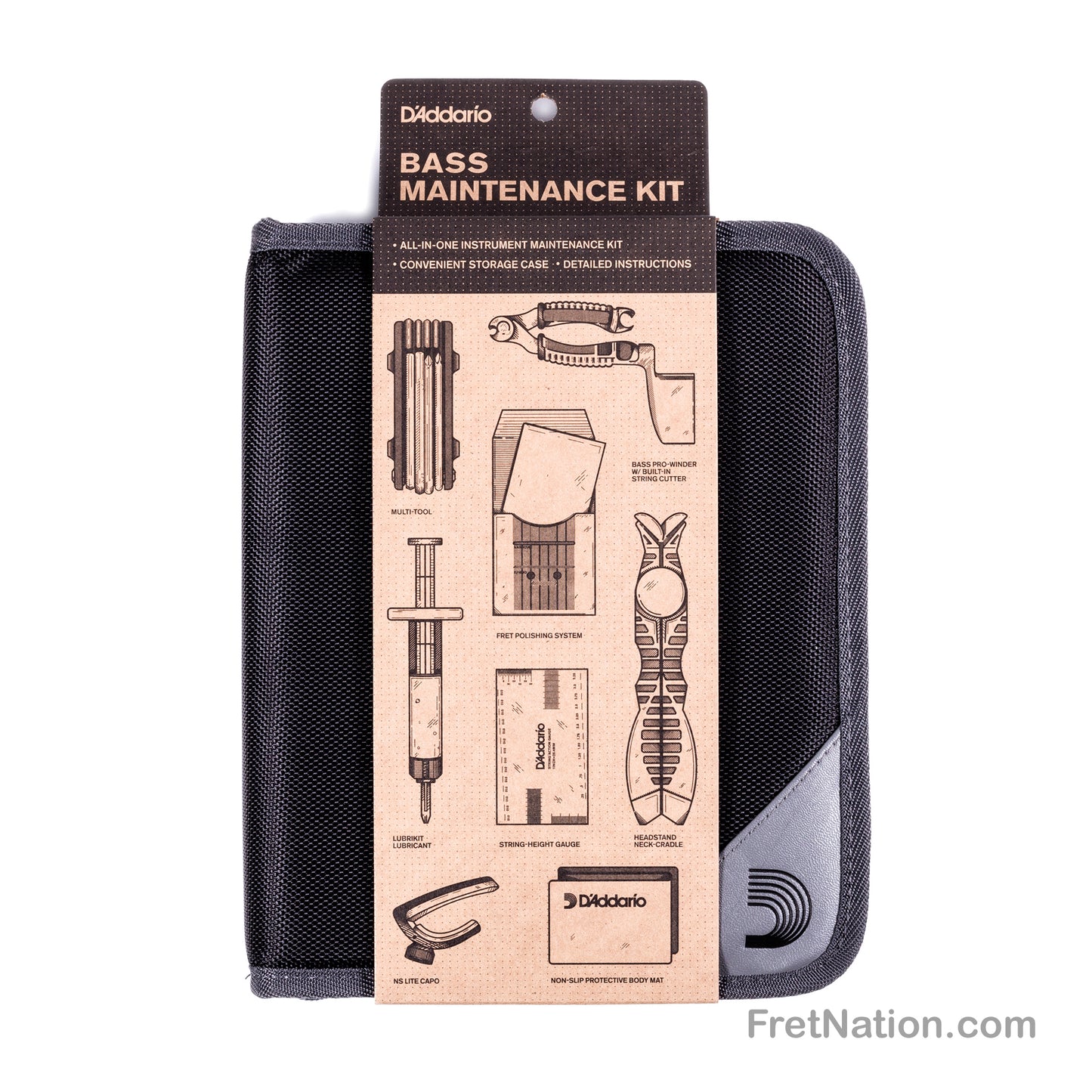 D'Addario D'Addario Bass Maintenance Kit - PW-EBMK-01
