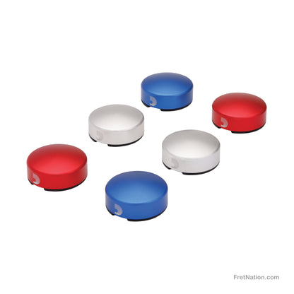 D'Addario D'Addario XPND Footswitch Topper Silver 2-pack - PW-FST-02S