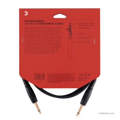 D'Addario D'Addario Custom Series Instrument Cable 05-Foot 1/4" - PW-G-05