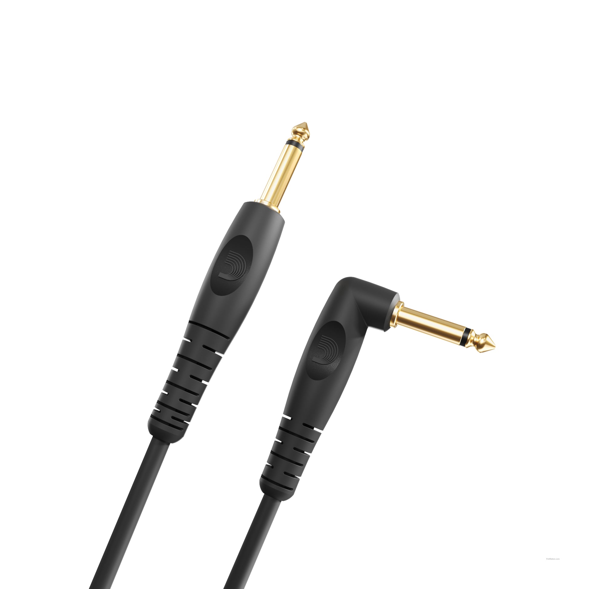 D'Addario D'Addario Custom Series Instrument Cable Right Angle 20-Foot 1/4" - PW-GRA-20