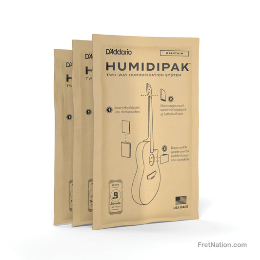 D'Addario D'Addario Humidipak System Replacement Packets 03-pack - PW-HPRP-03