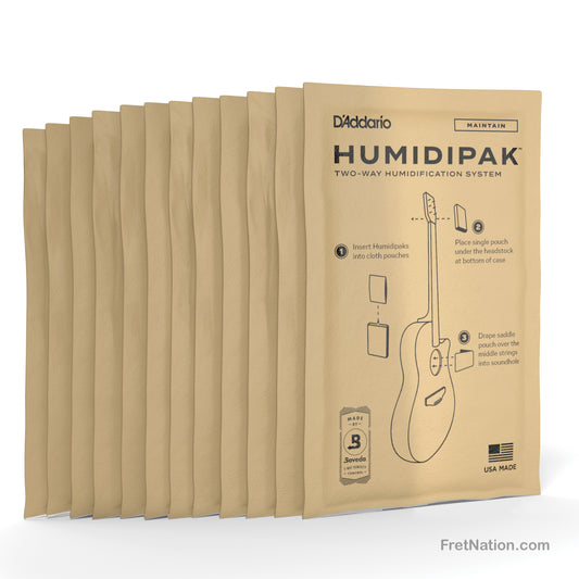 D'Addario D'Addario Humidipak System Replacement Packets 12-pack - PW-HPRP-12