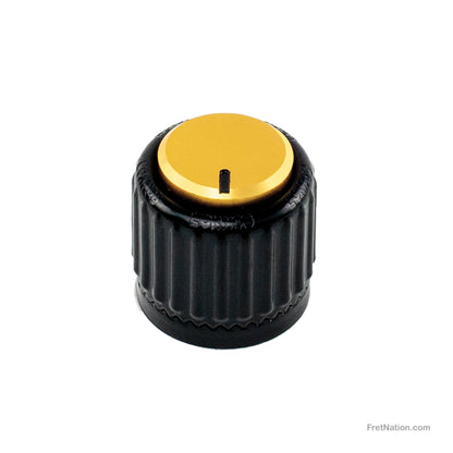 D'Addario D'Addario LokNob Standard Large Black/Gold - PW-LNL-01BG