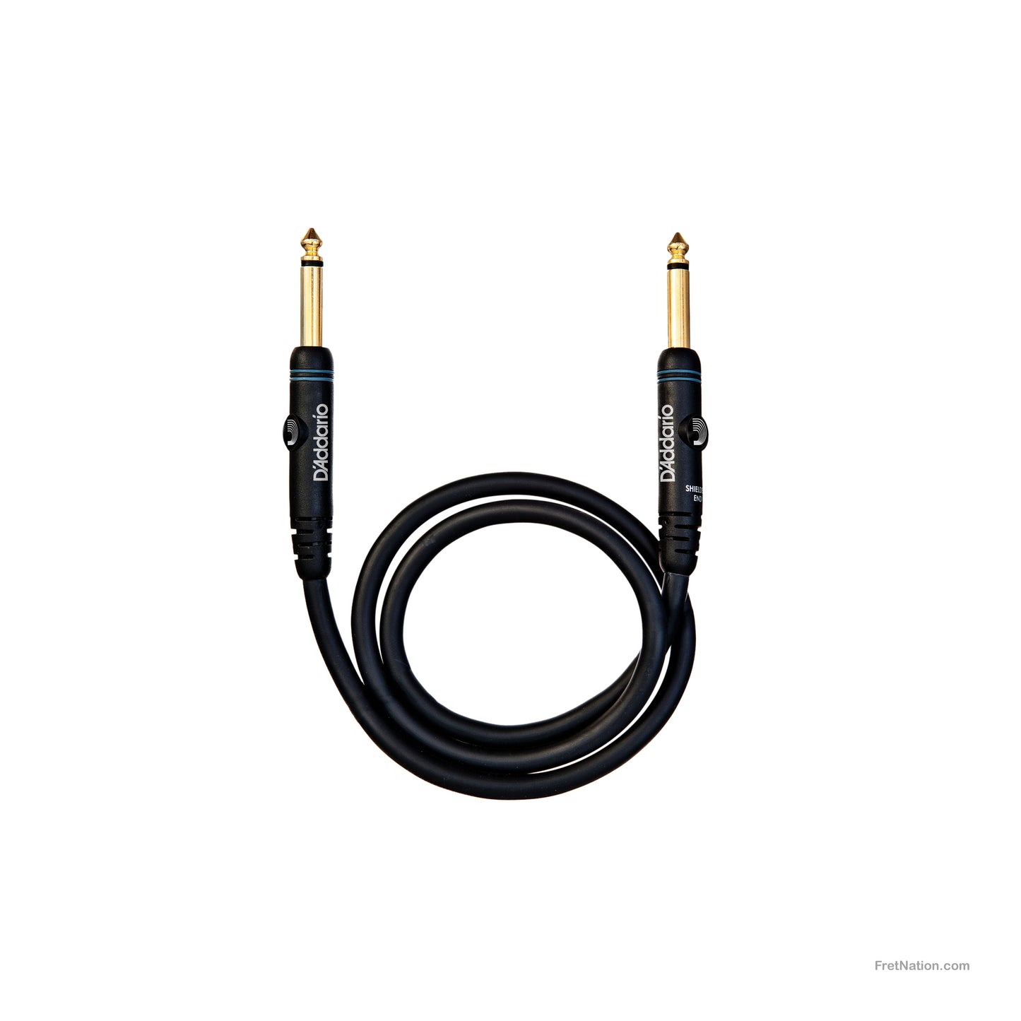 D'Addario D'Addario Custom Series Instrument Patch Cable 01-Foot 1/4" - PW-PC-01