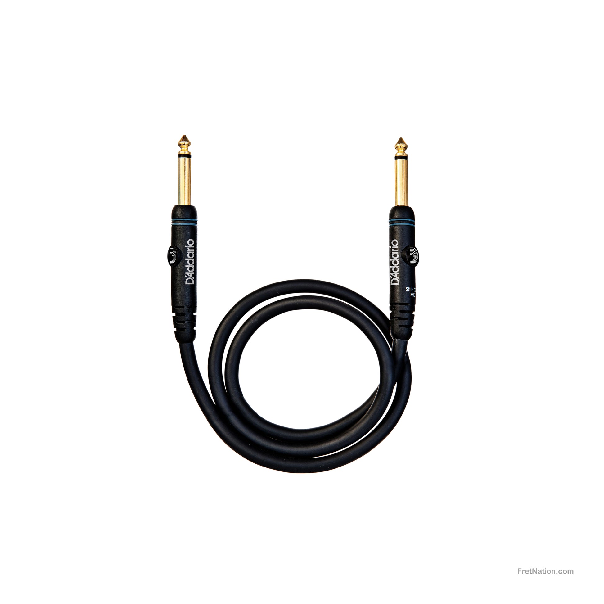 D'Addario D'Addario Custom Series Instrument Patch Cable 01-Foot 1/4" - PW-PC-01