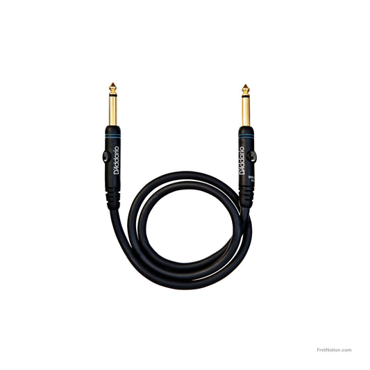 D'Addario D'Addario Custom Series Instrument Patch Cable 02-Foot 1/4" - PW-PC-02