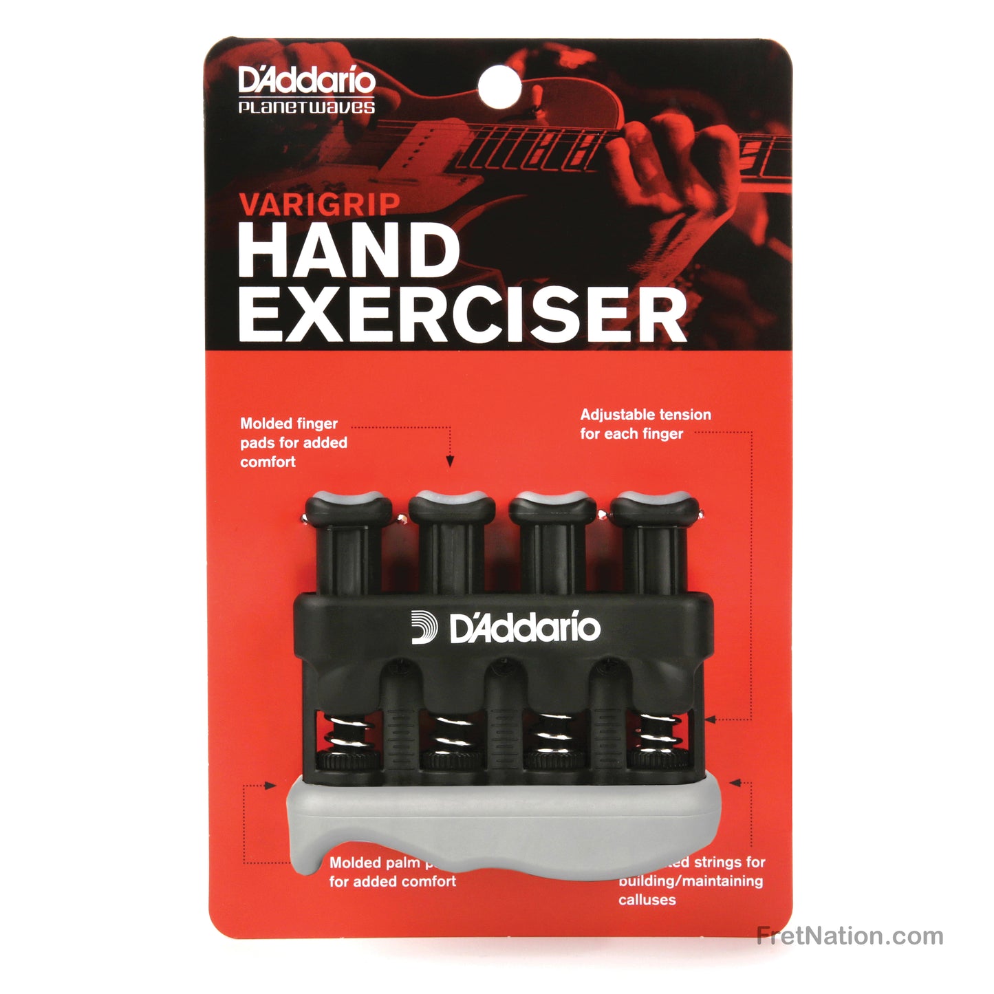 D'Addario D'Addario Varigrip Adjustable Hand and Finger Exerciser - PW-VG-01