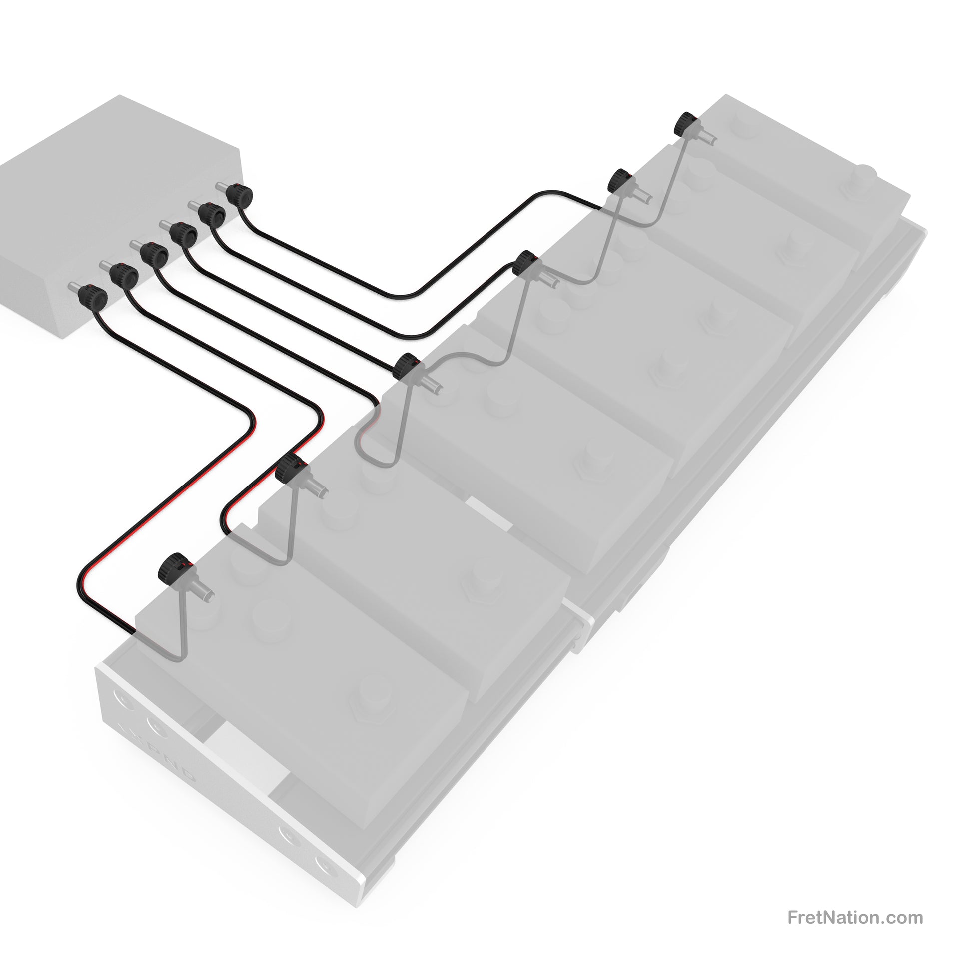 D'Addario D'Addario XPND DIY Custom Power Cable Kit - PW-XPNDDIYPP-01