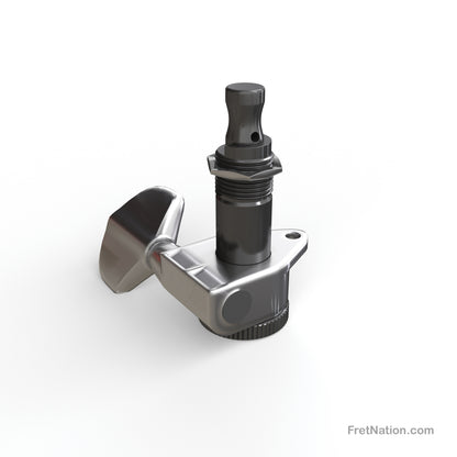 D'Addario D'Addario Auto-Trim Locking Tuning Machines 03+03 Setup Chrome - PWAT-331L