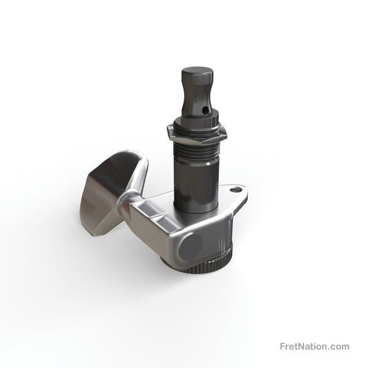 D'Addario D'Addario Auto-Trim Locking Tuning Machines 03+03 Setup Chrome - PWAT-331L