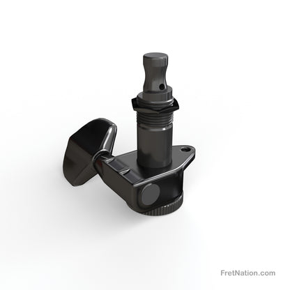D'Addario D'Addario Auto-Trim Locking Tuning Machines 03+03 Setup Black - PWAT-332L
