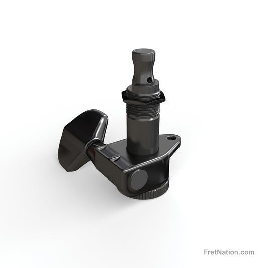 D'Addario D'Addario Auto-Trim Locking Tuning Machines 03+03 Setup Black - PWAT-332L