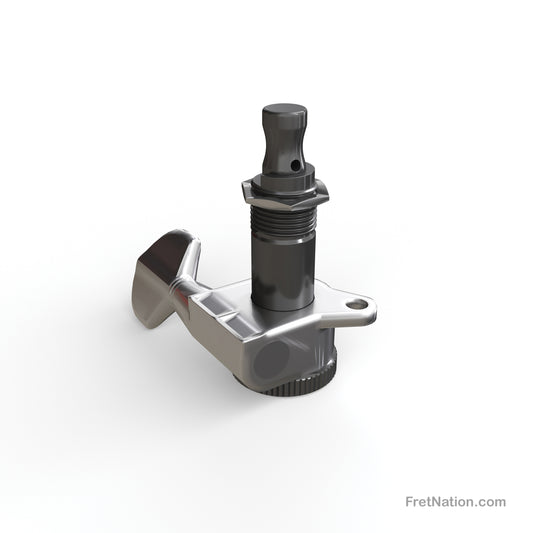 D'Addario D'Addario Auto-Trim Locking Tuning Machines 06 In-Line setup Chrome - PWAT-6R1