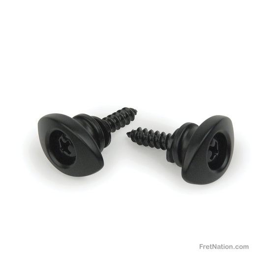 D'Addario D'Addario Elliptical End Pins Black - PWEEP102