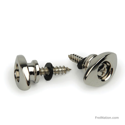 D'Addario D'Addario Elliptical End Pins Chrome - PWEEP202