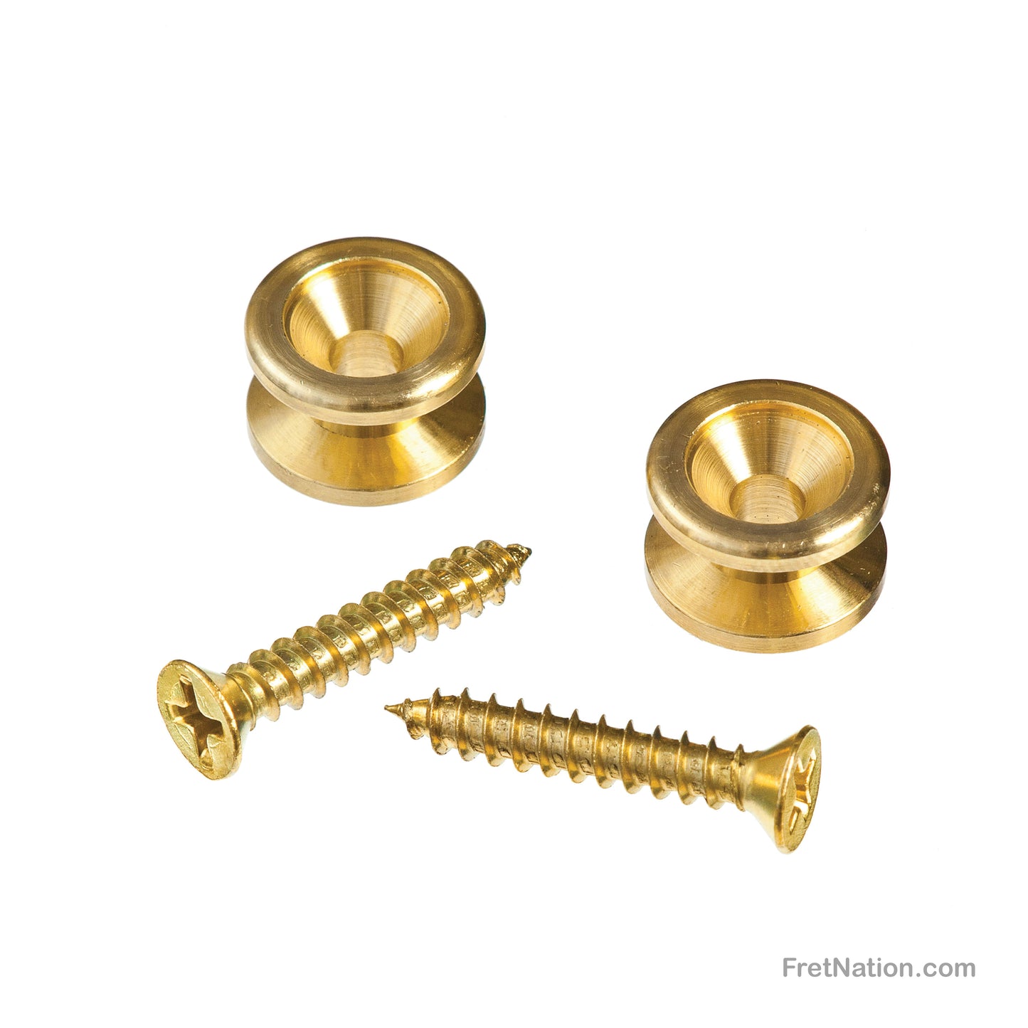D'Addario D'Addario Solid Brass End Pins Pair Brass - PWEP302