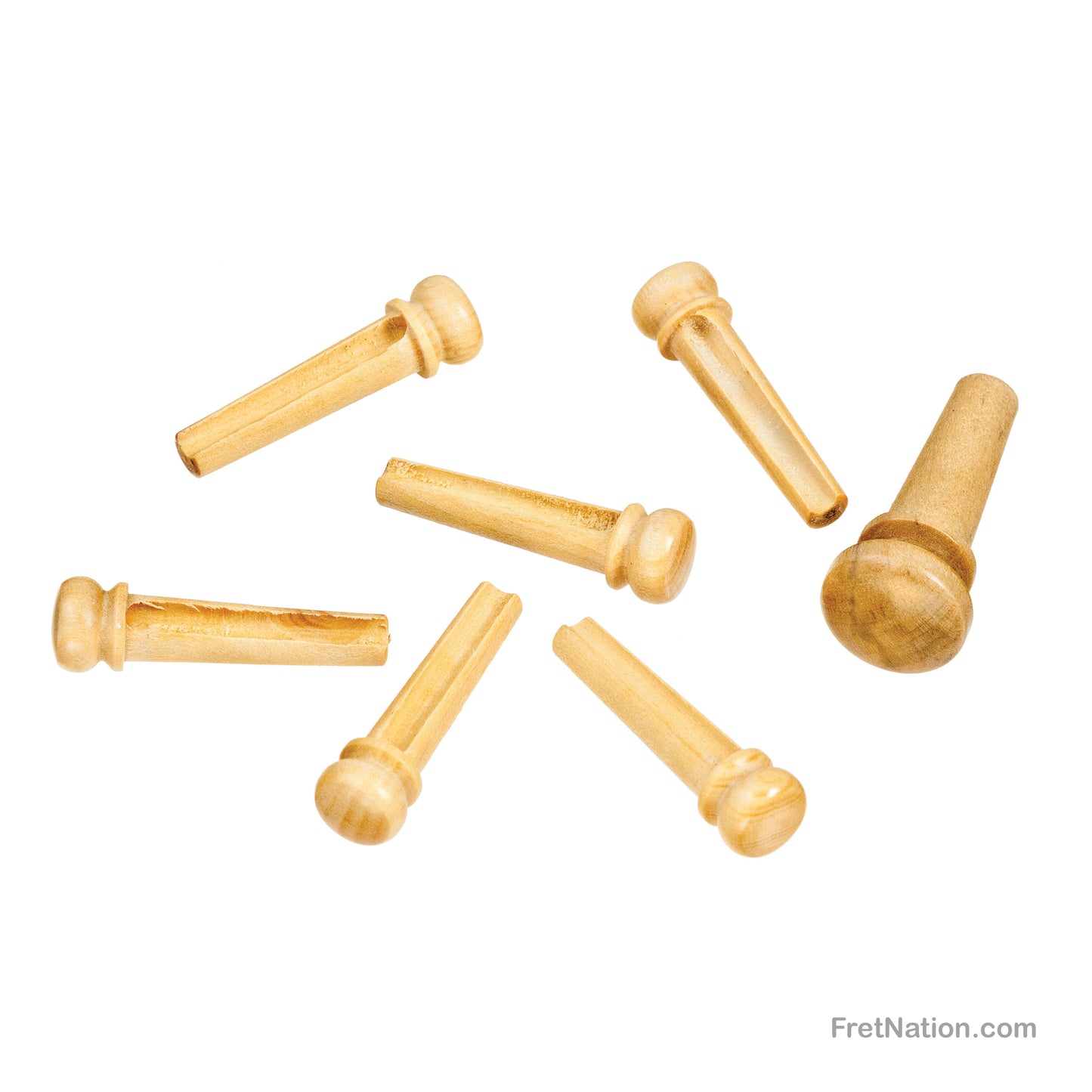 D'Addario D'Addario Boxwood Bridge Pins with End Pin Set - PWPS6