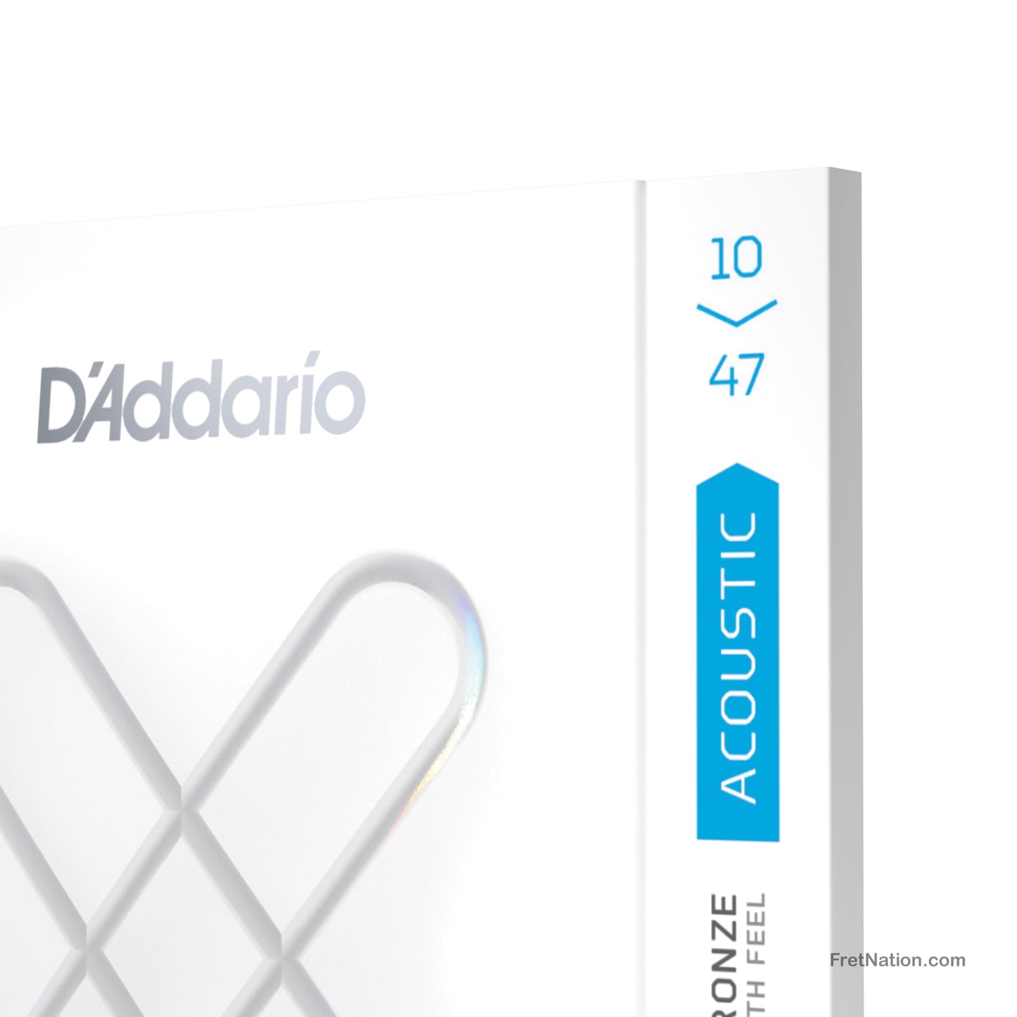 D'Addario D'Addario XS Coated Phosphor Bronze Acoustic Guitar Strings - 12-String 10-47 Light XSAPB1047-12