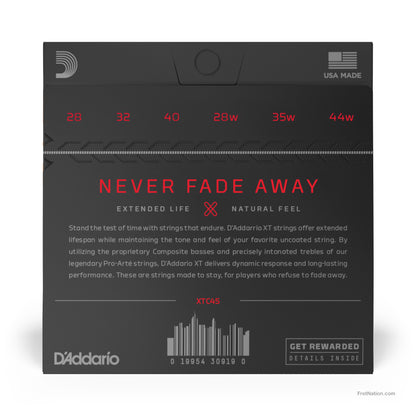 D'Addario D'Addario XT Coated Classical Guitar Strings - 28-44 Composite/Nylon XTC45