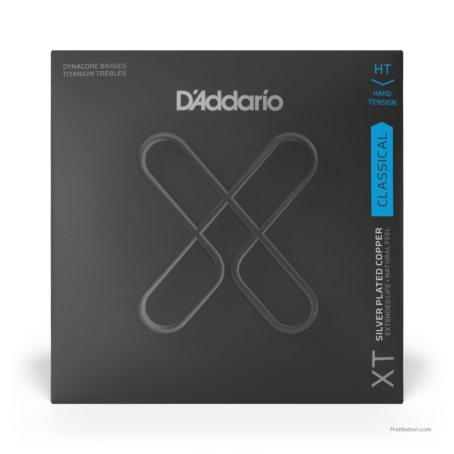 D'Addario D'Addario XT Coated Classical Guitar Strings - 29-46 Hard Dynacore/Titanium XTC46TT