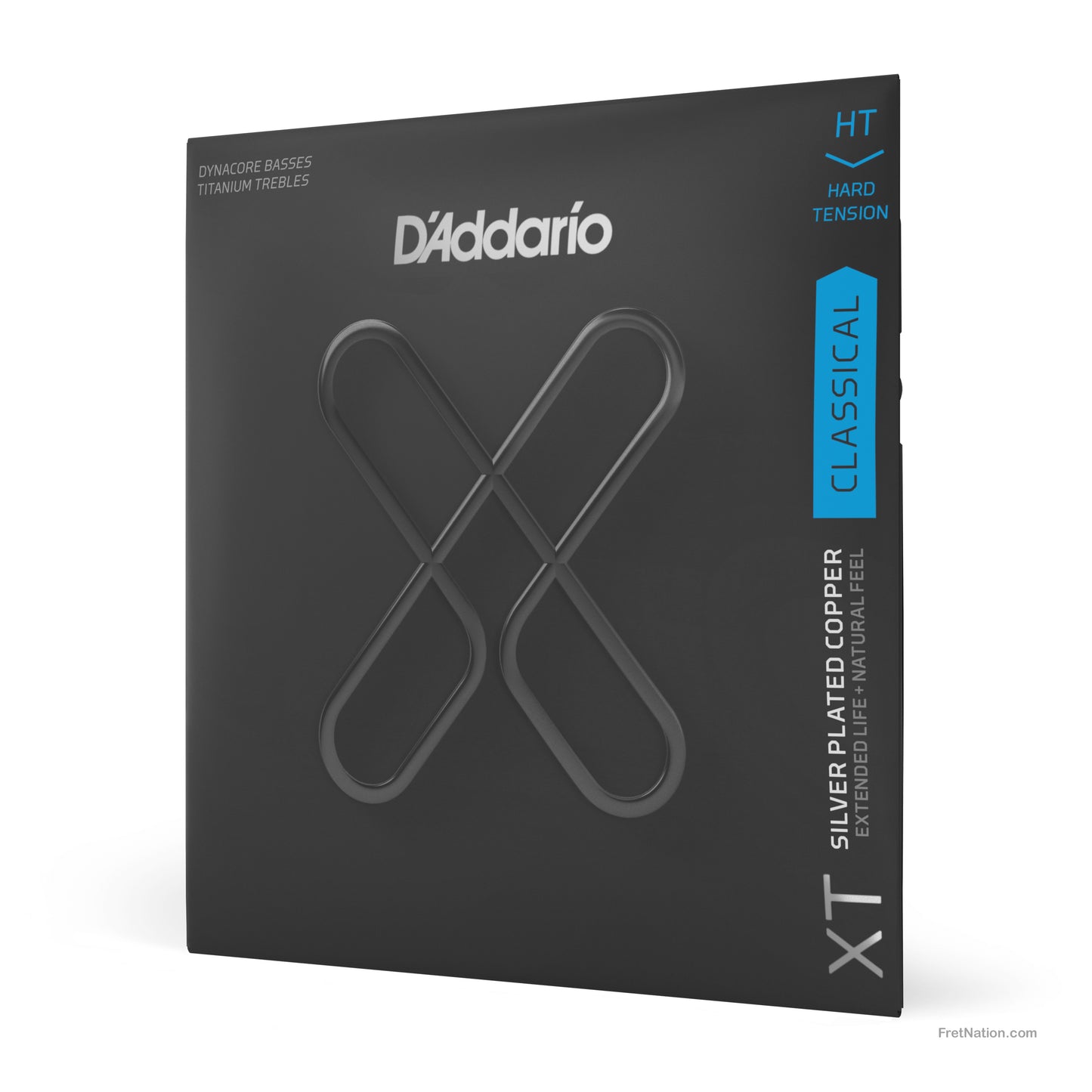 D'Addario D'Addario XT Coated Classical Guitar Strings - 29-46 Hard Dynacore/Titanium XTC46TT