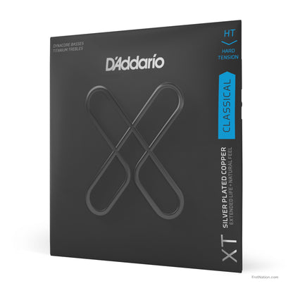 D'Addario D'Addario XT Coated Classical Guitar Strings - 29-46 Hard Dynacore/Titanium XTC46TT