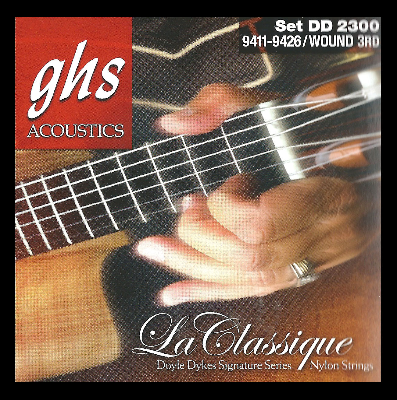 GHS Strings GHS Doyle Dykes Signature Set Nylon Classical Guitar 06-String Set - 28-43 Regular DD2300