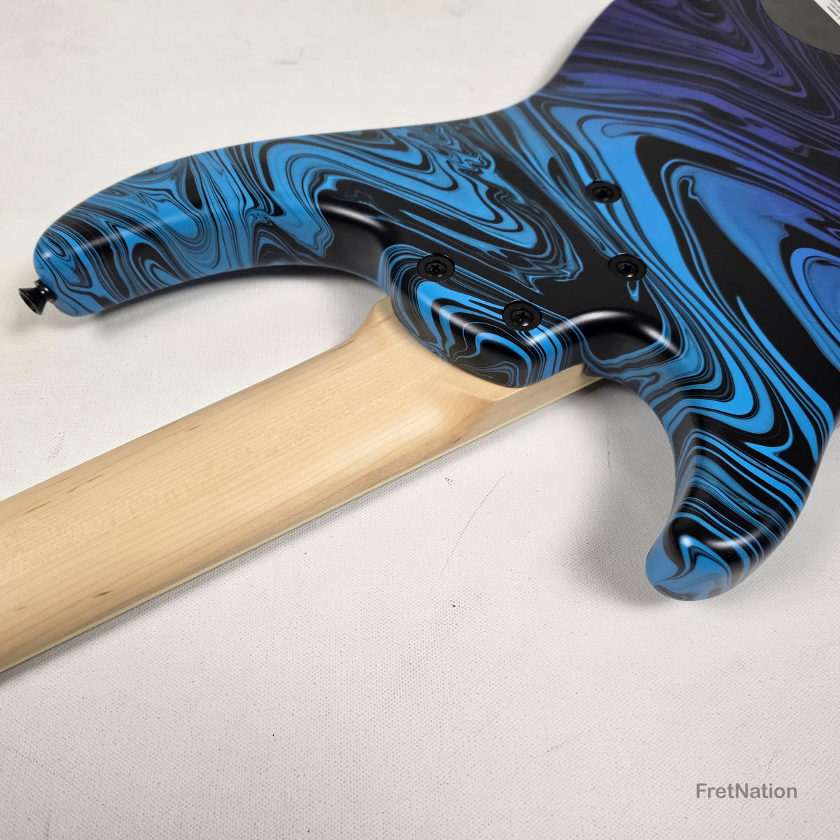 Dingwall Dingwall NG3 5-String Purple Blue Fade Swirl Multi-Scale - 9.02lbs #21741