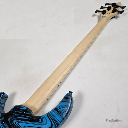 Dingwall Dingwall NG3 5-String Purple Blue Fade Swirl Multi-Scale - 9.02lbs #21741