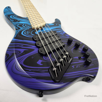 Dingwall Dingwall NG3 5-String Purple Blue Fade Swirl Multi-Scale - 9.02lbs #21741