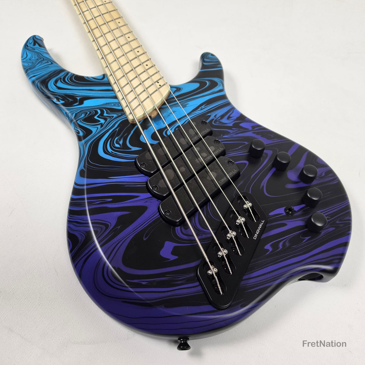 Dingwall Dingwall NG3 5-String Purple Blue Fade Swirl Multi-Scale - 9.02lbs #21741