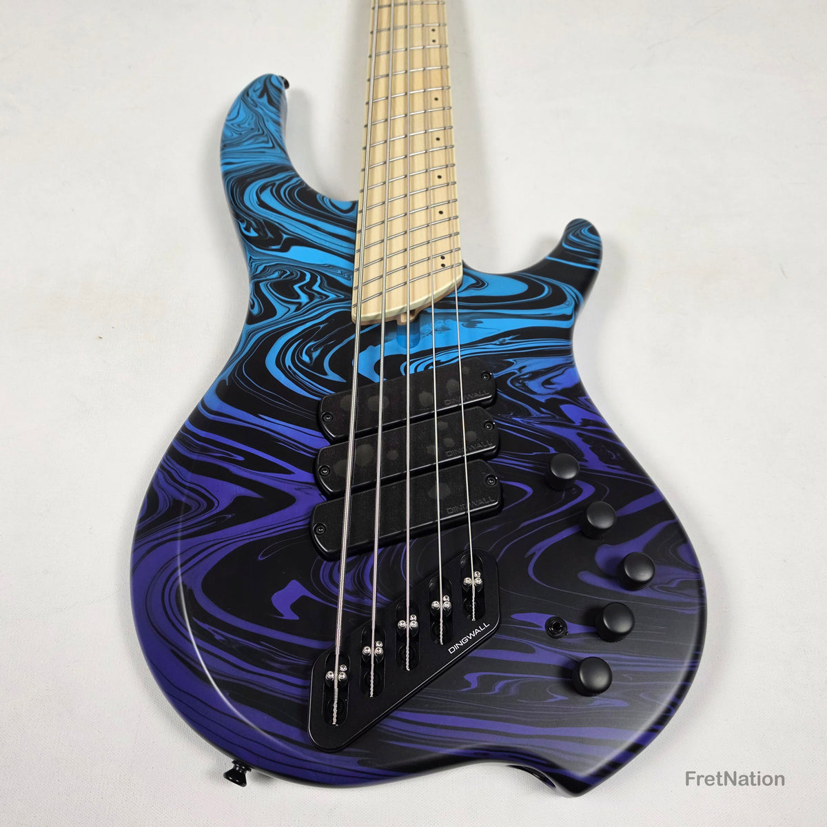 Dingwall Dingwall NG3 5-String Purple Blue Fade Swirl Multi-Scale - 9.02lbs #21741